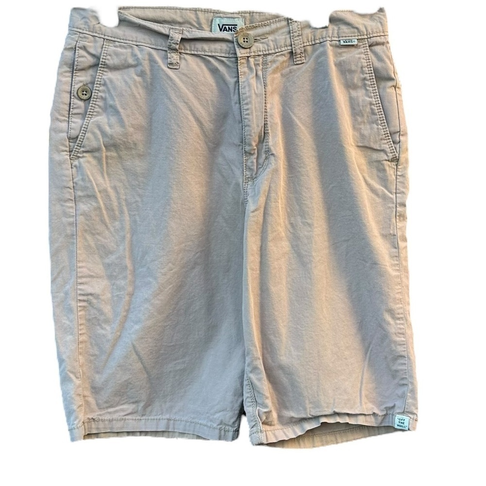 Vans men's size 28 tan shorts, inseam 10"